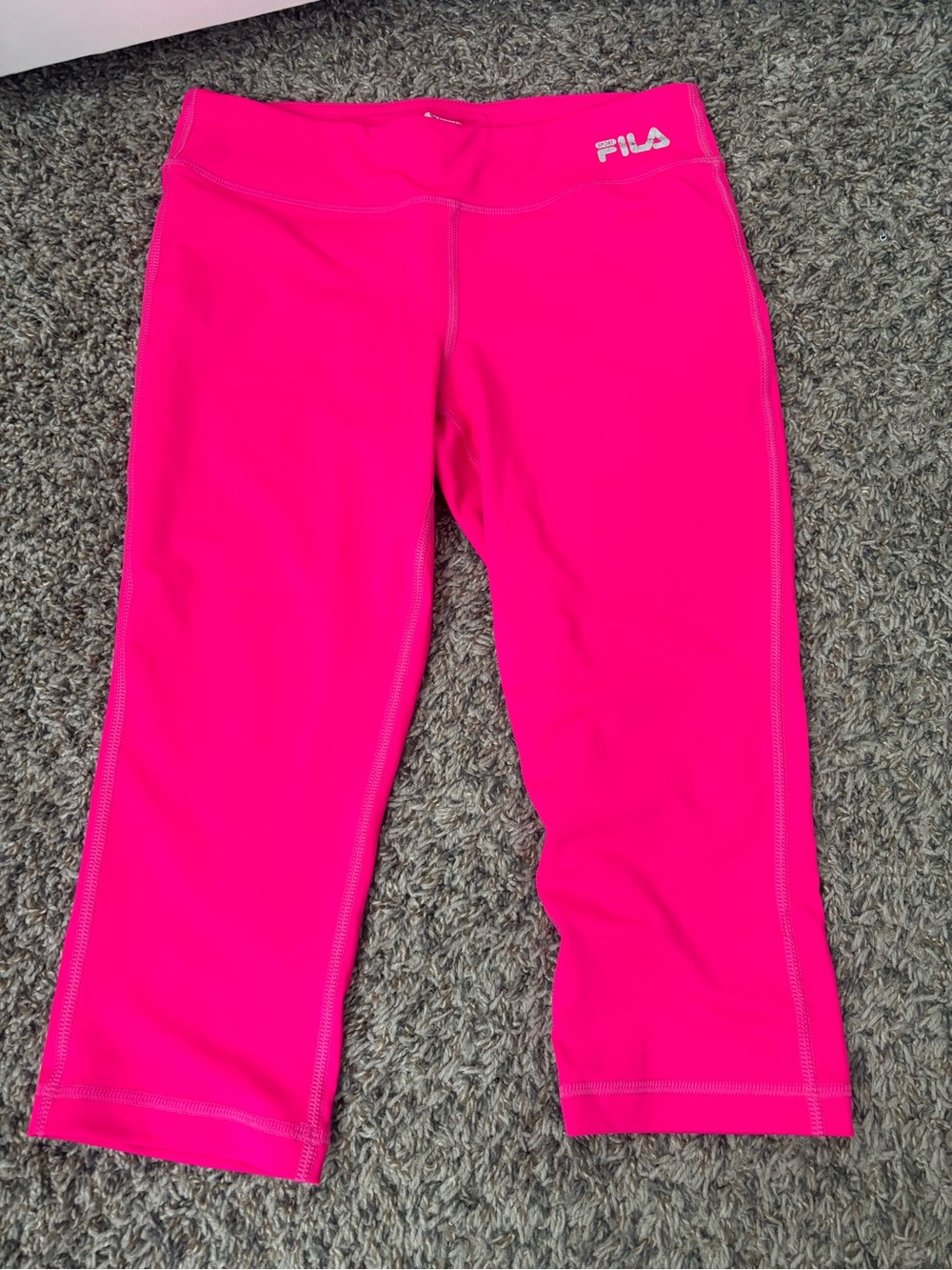 Fila Hot Pink Capri Athletic Leggings